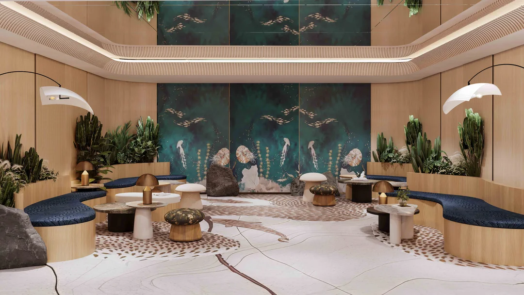Hospital Waiting Lounge, Greater Noida, photograph 1